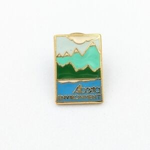Alberta Environment colourful enamel pin